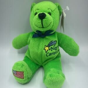 Symboltz Green North Carolina Stuffed Bear Plush